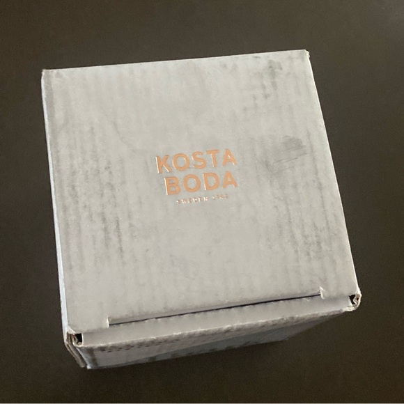 Kosta Boda Bruk Small Jar With Cork Lid- Clear 8 fl oz - Picture 10 of 11